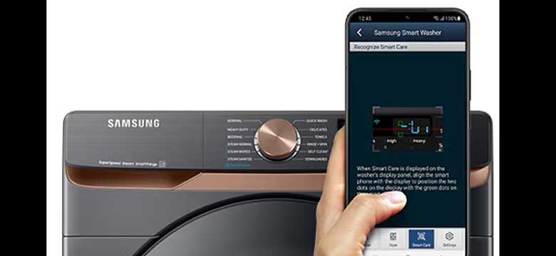 عدم اتصال لباسشویی سامسونگ به گوشی