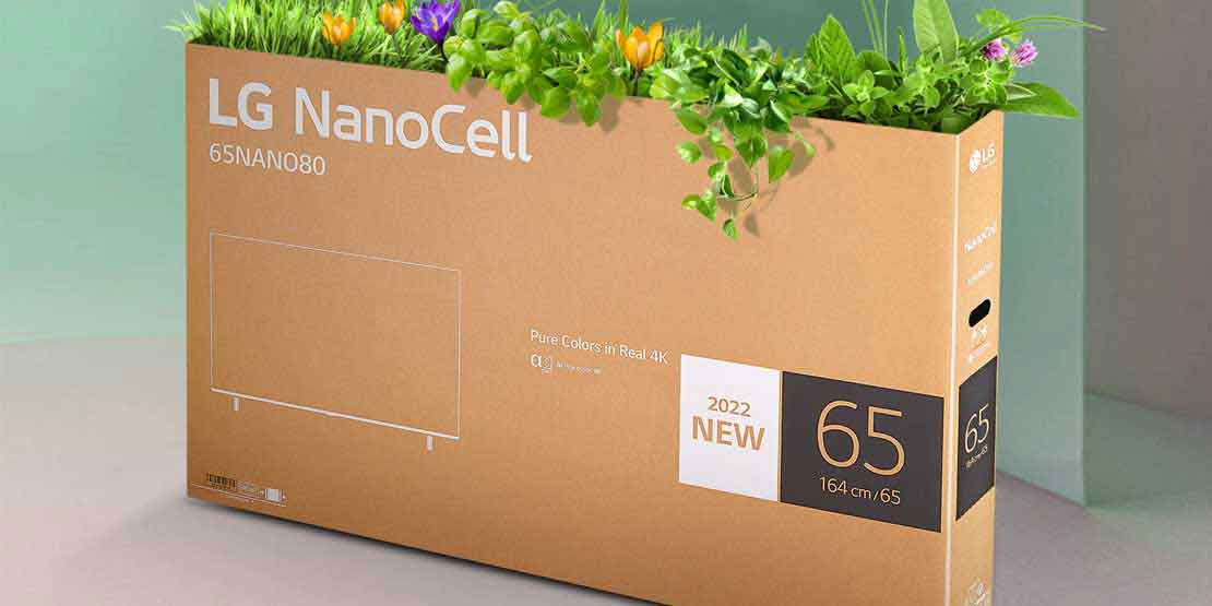 طراحی تلویزیون ال جی 75nano846